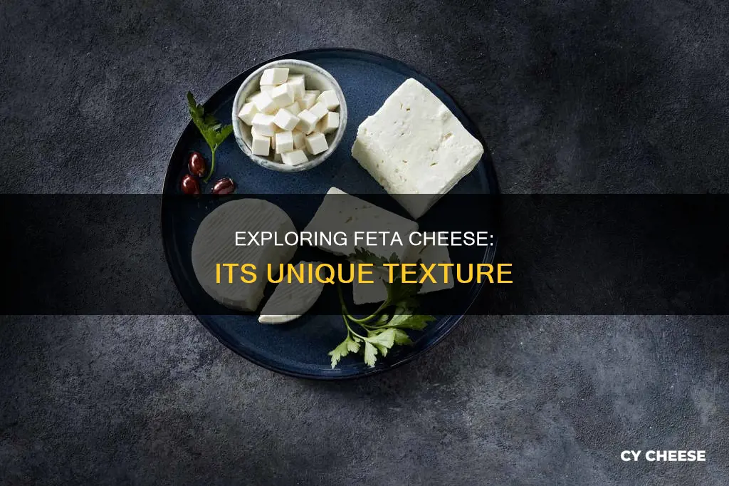 what is the texture of feta cheese