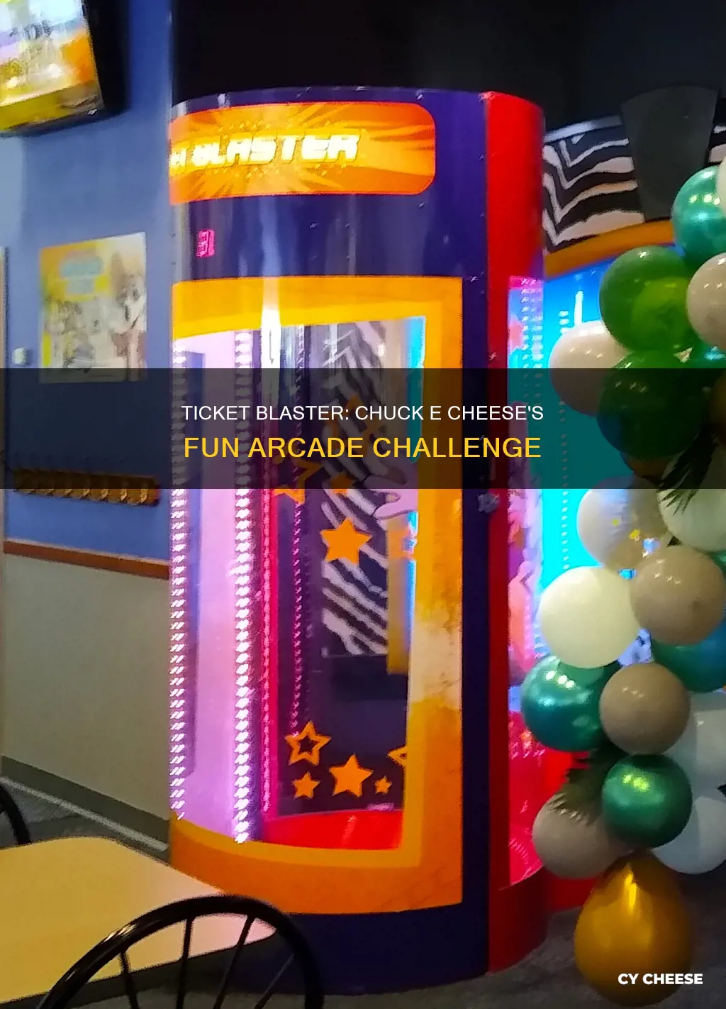 what is the ticket blaster at chuck e cheese