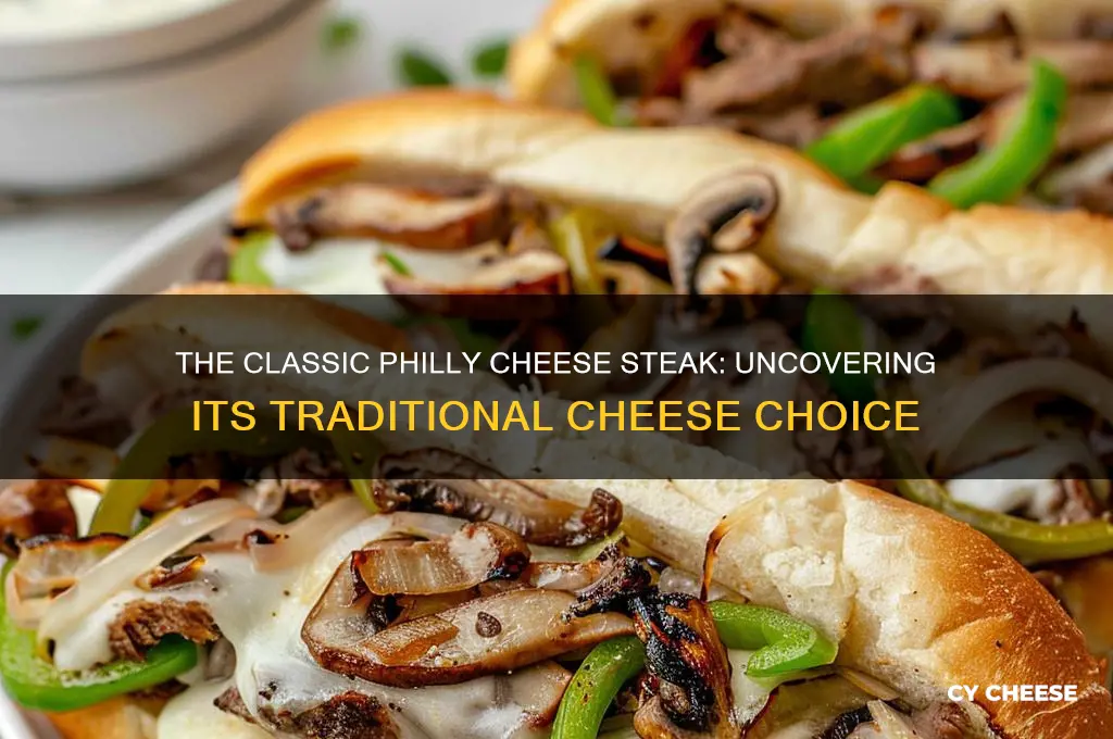 what is the traditional cheese on a philly cheese steak