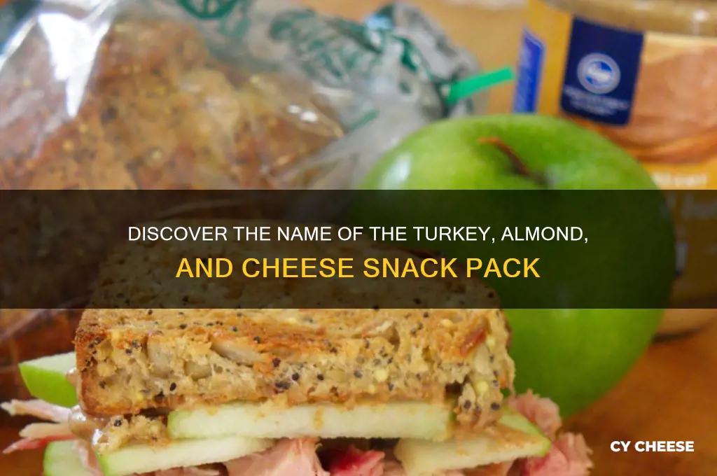 what is the turkey almond and cheese snack pack called