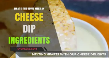 Authentic Mexican Cheese Dip: Essential Ingredients for Creamy Perfection