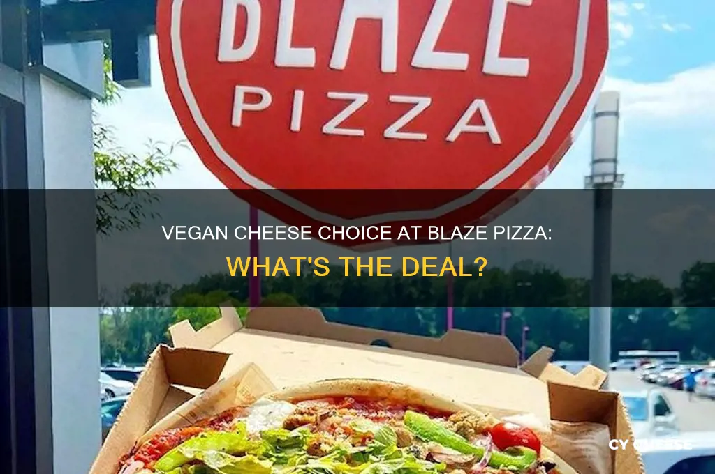 what is the vegan cheese at blaze pizza use