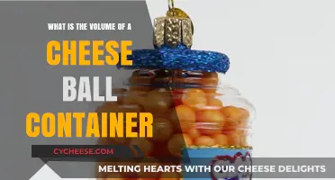 Cheese Ball Container Volume: Measuring the Perfect Snack Storage