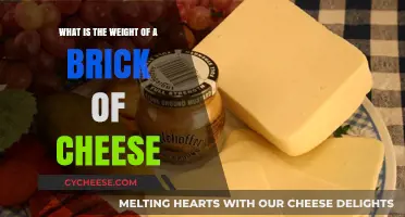 Unveiling the Surprising Weight of a Standard Brick of Cheese