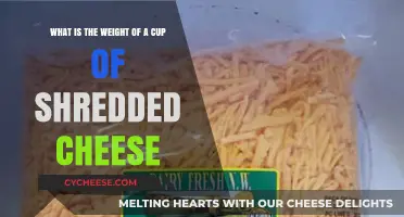 Cheese Conundrum: Shredded Cup Weighs How Much?