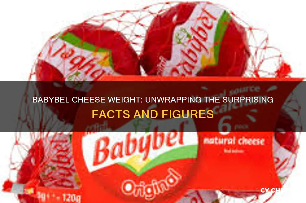 what is the weight of baby belle cheese