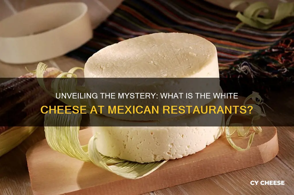 what is the white cheese at a mexican restaurant