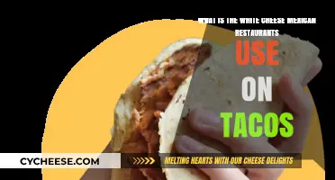The Mystery of Mexican Restaurant Tacos' White Cheese