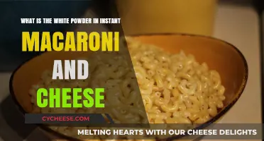 Mac and Cheese Powder: What's the Mystery White Dust?