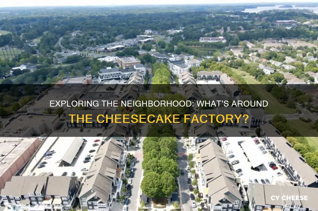 what is there around the cheese cake factory