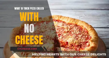 Thick, Cheeseless Pizza: What's It Called?