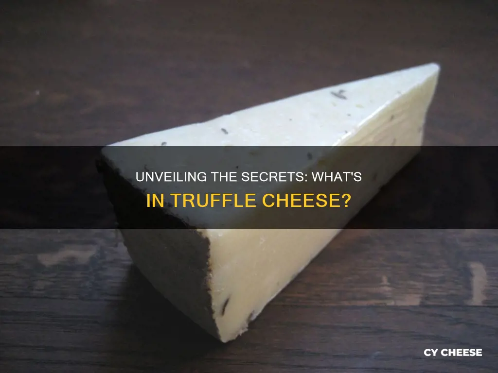 what is truffle cheese made of