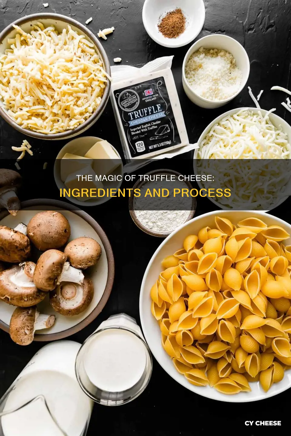 what is truffle cheese made of