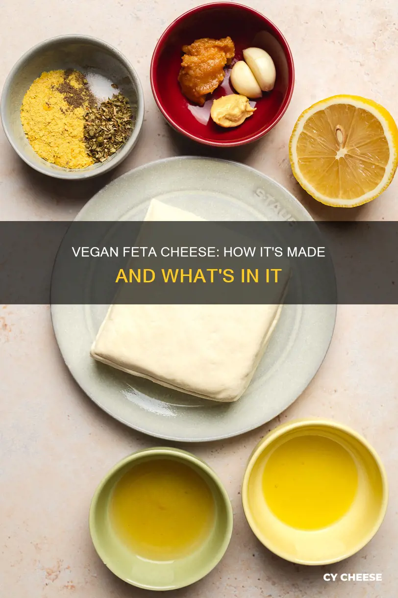 what is vegan feta cheese made from
