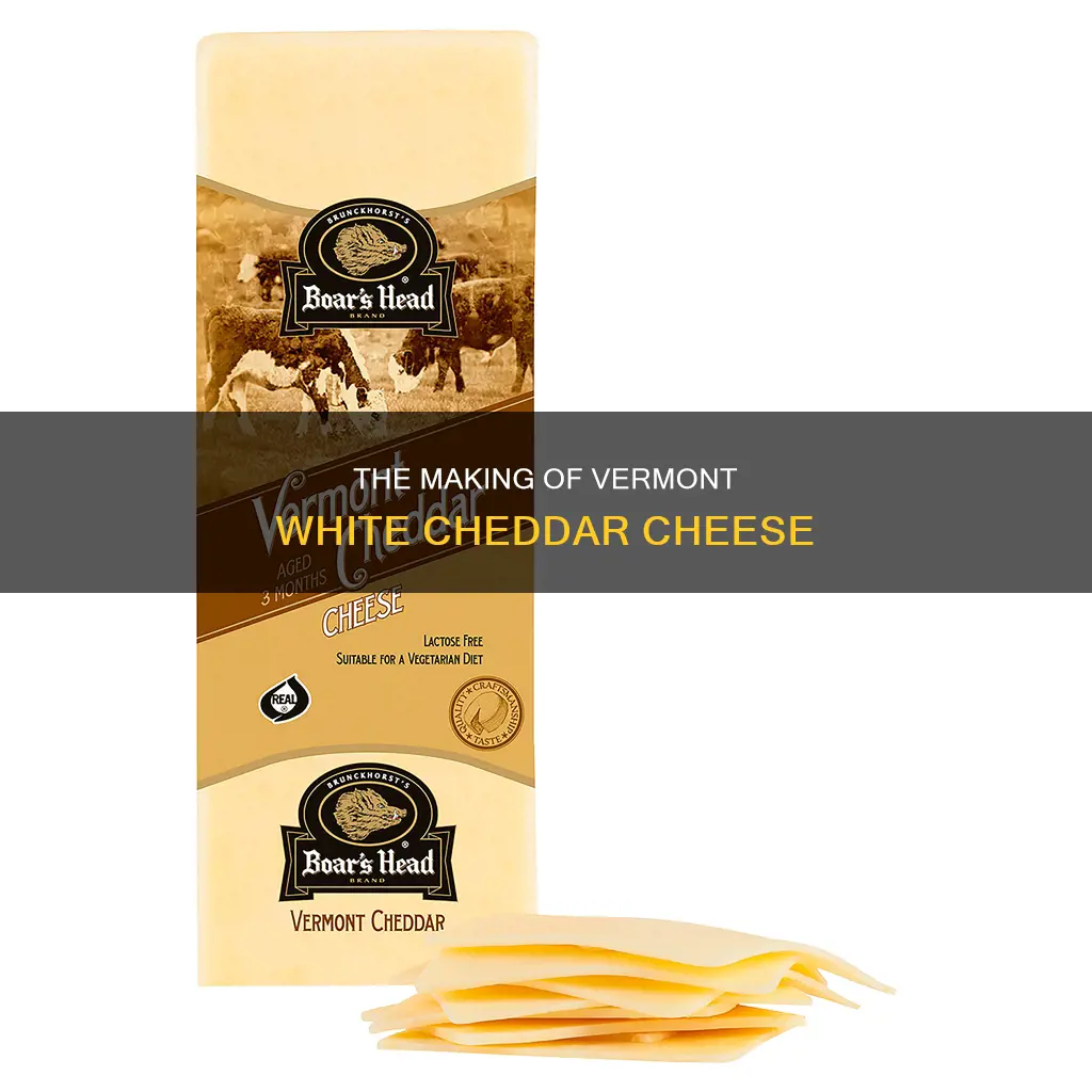 what is vermont white cheddar cheese made of