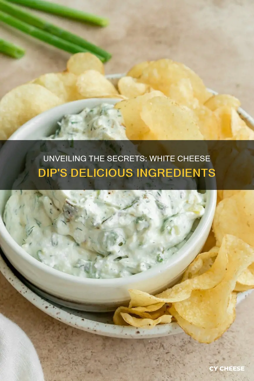 what is white cheese dip made from