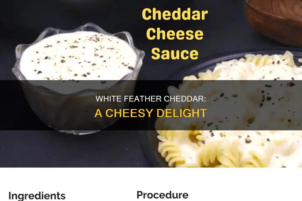 what is white feather cheddar cheese used for