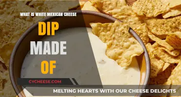 White Mexican Cheese Dip: Ingredients and Flavor Profile