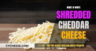 Shredded White Cheddar: What's the Deal?