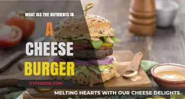 Unveiling the Nutrient Profile of a Classic Cheese Burger