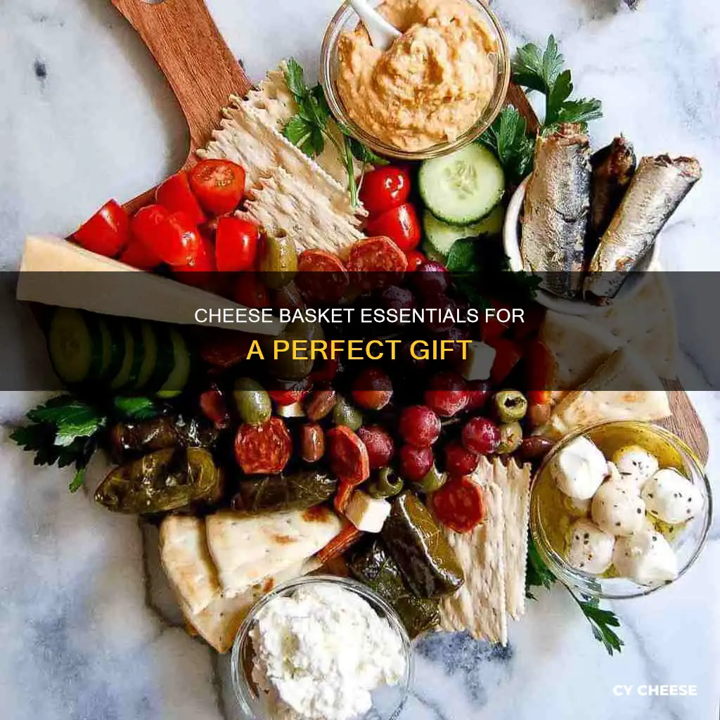 what items should be put in a cheese basket