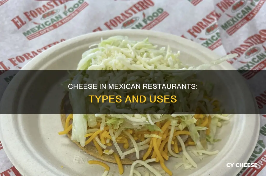 what ki d of cheese is used in mexican restaurants