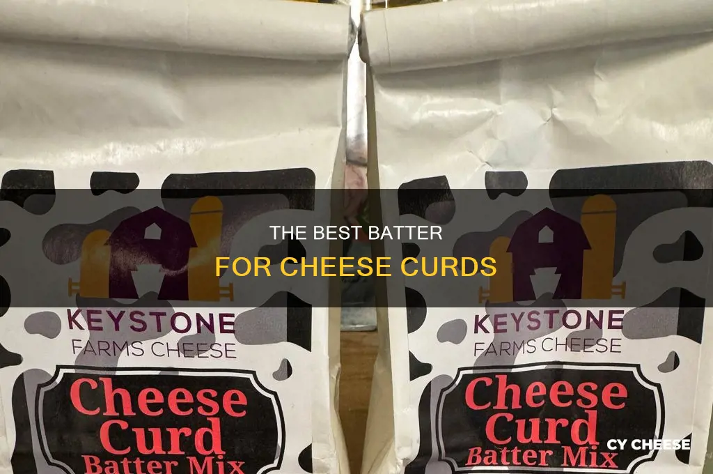 what kind of batter to use for cheese curds