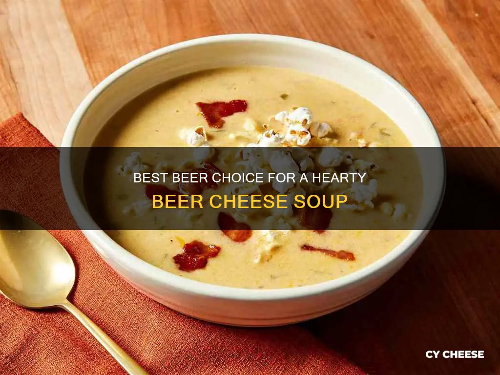 what kind of beer for beer cheese soup