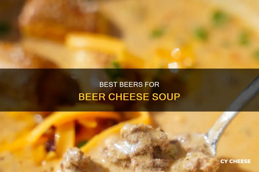 what kind of beer to use in beer cheese soup
