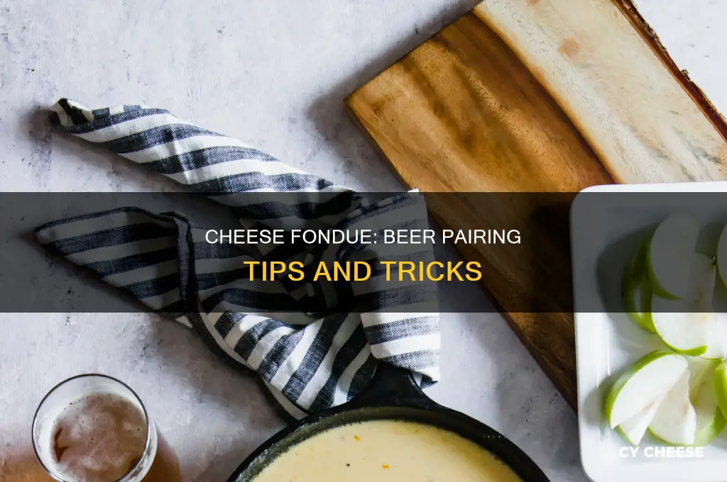 what kind of beer to use in cheese fondue