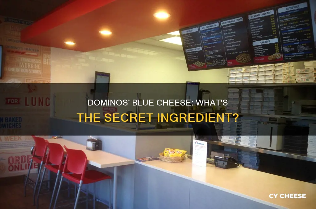 what kind of blue cheese does dominos use