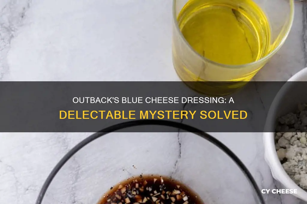 what kind of blue cheese dressing does outback use