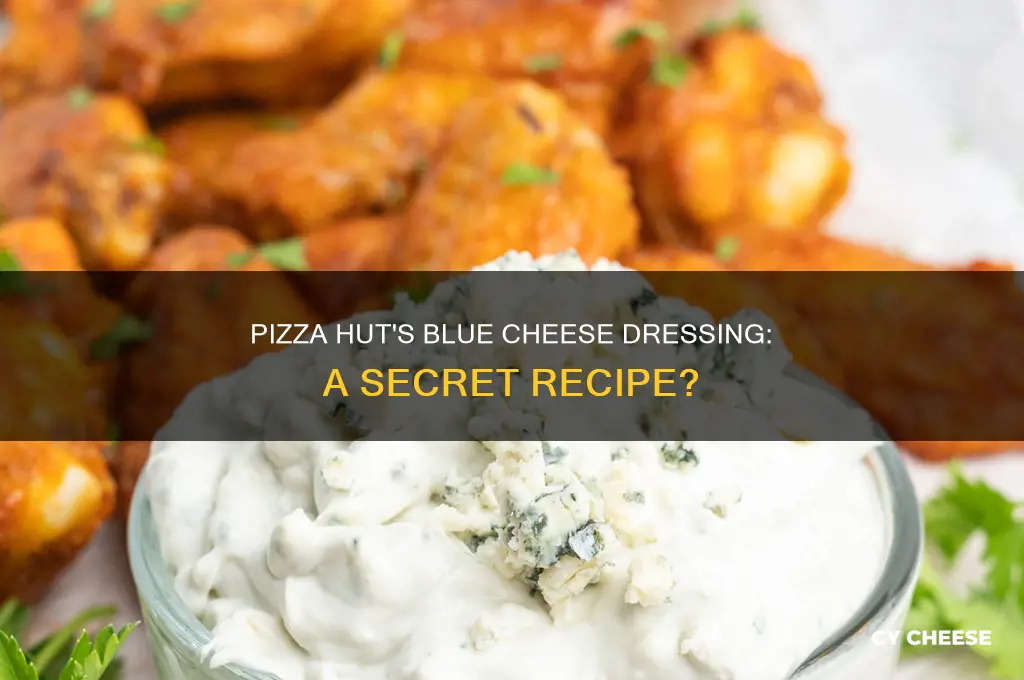 what kind of blue cheese dressing does pizza hut use