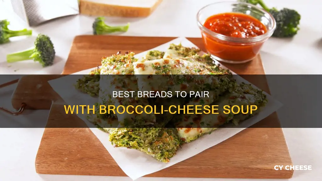 what kind of bread goes with broccoli and cheese soup