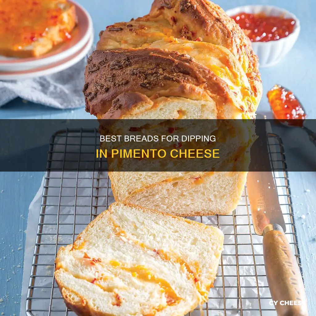 what kind of bread to dip pimento cheese