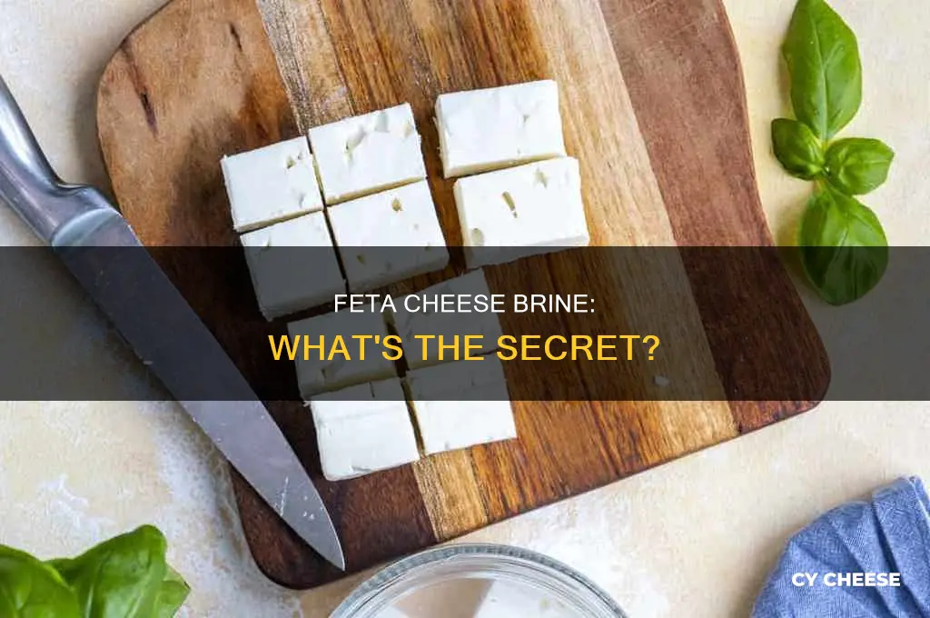 what kind of brine does feta cheese use