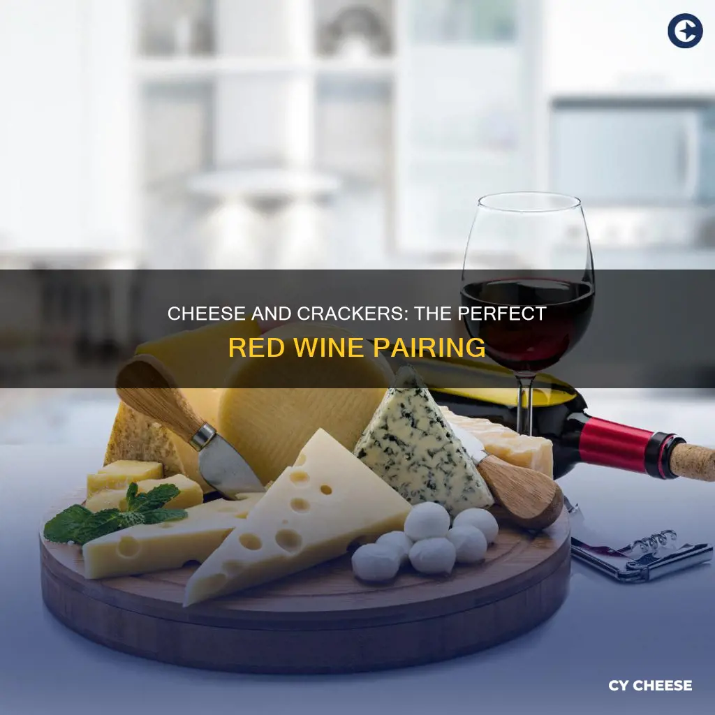 what kind of cheese and crackers go with red wine