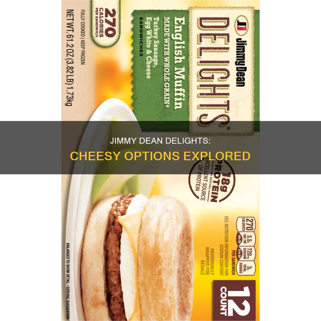 what kind of cheese are on jimmy dean delights