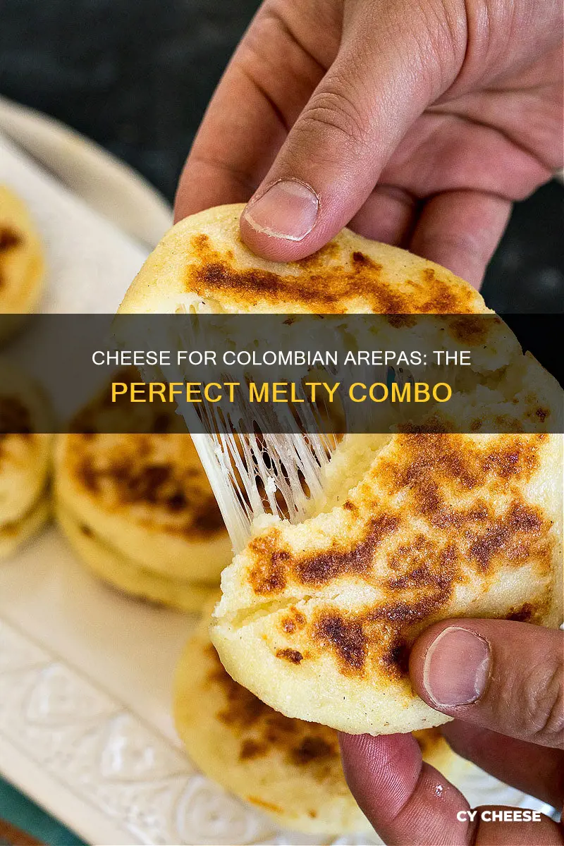 what kind of cheese colombian arepa made out of