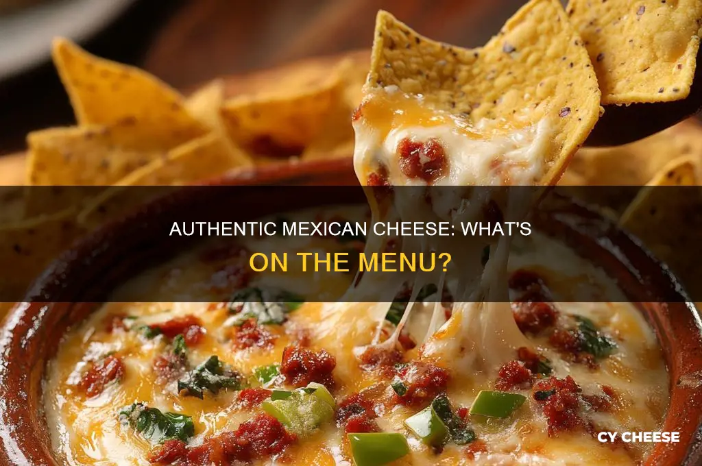 what kind of cheese do authentic mexican restaurants use