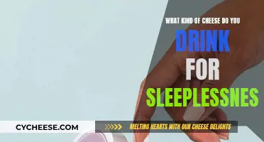 Cheese for Insomnia: Drinking to Sleep Better