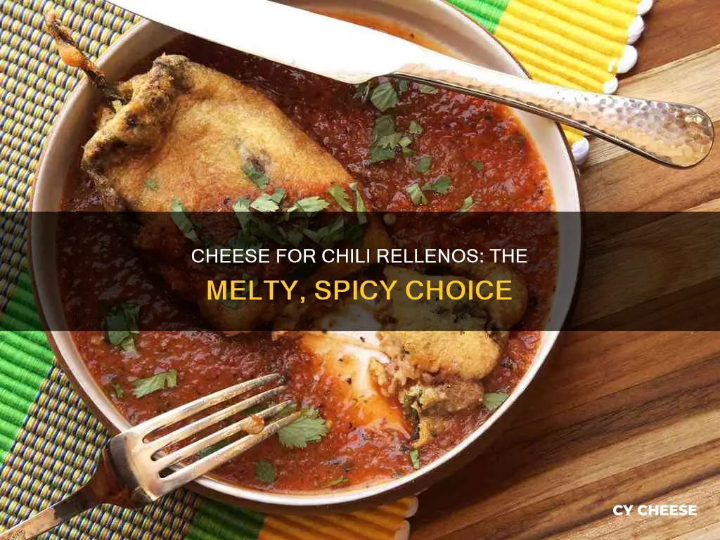 what kind of cheese do you put in chili rellenos