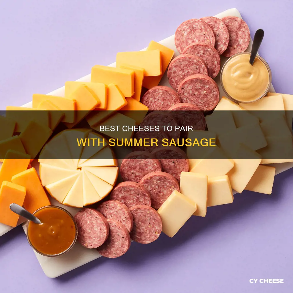 what kind of cheese do you put in summer sausage