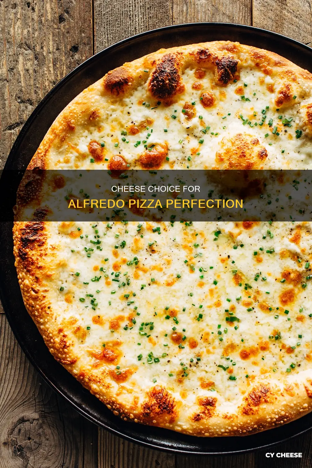 what kind of cheese do you put on alfredo pizza