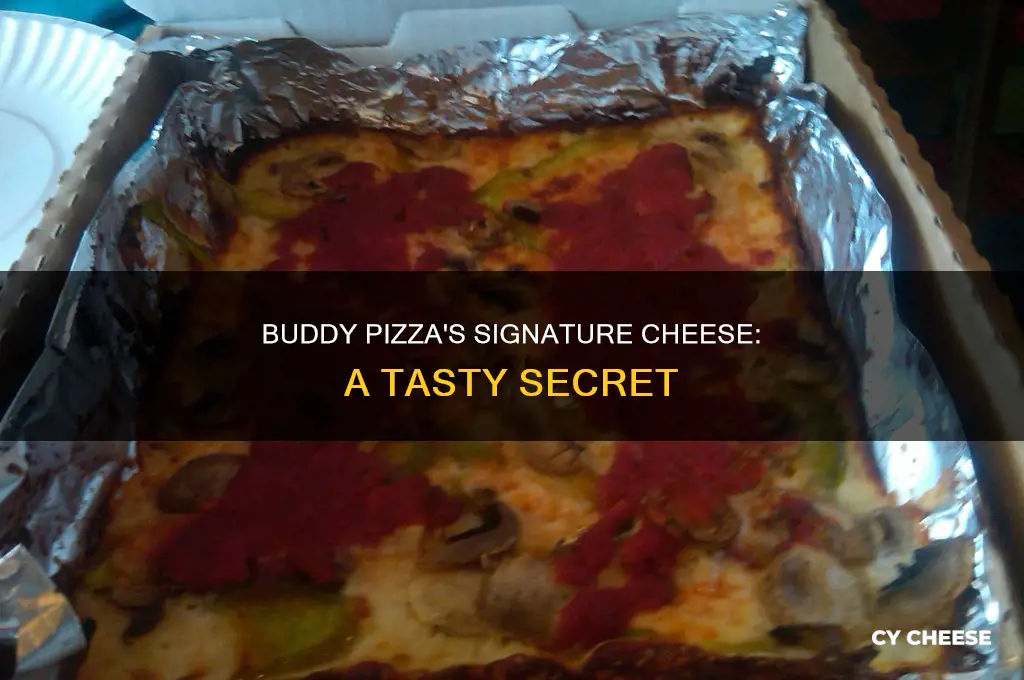 what kind of cheese does buddy pizza use