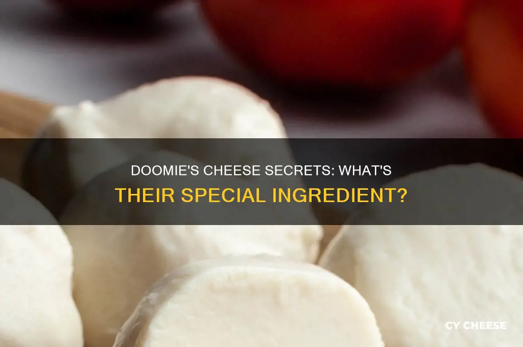 what kind of cheese does doomies use