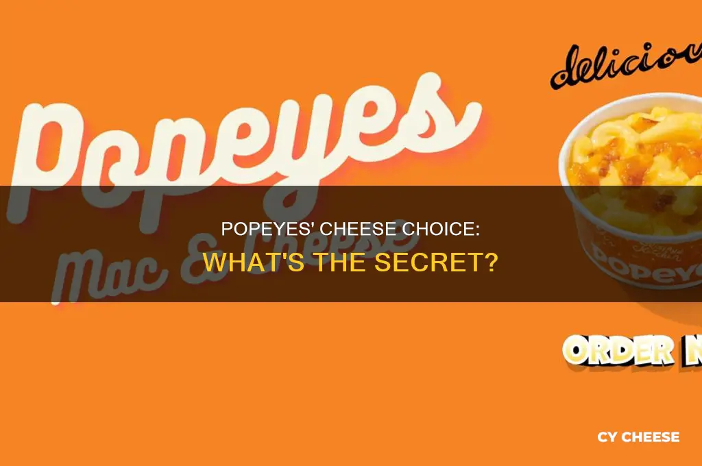 what kind of cheese does popeyes use