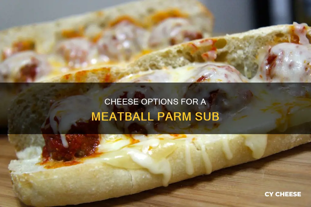 what kind of cheese for a meatball parm sub