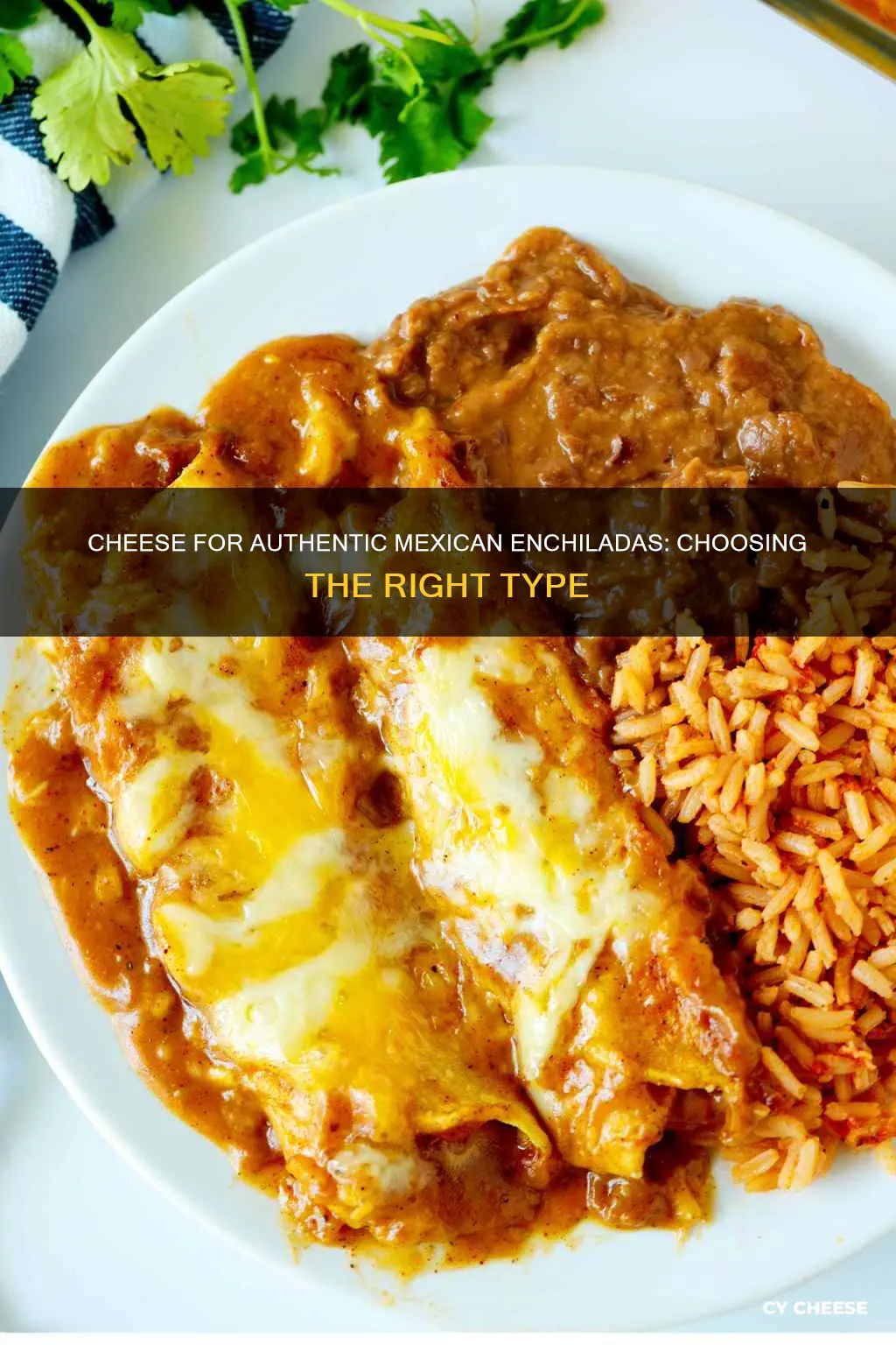 what kind of cheese for authentic mexican enchiladas