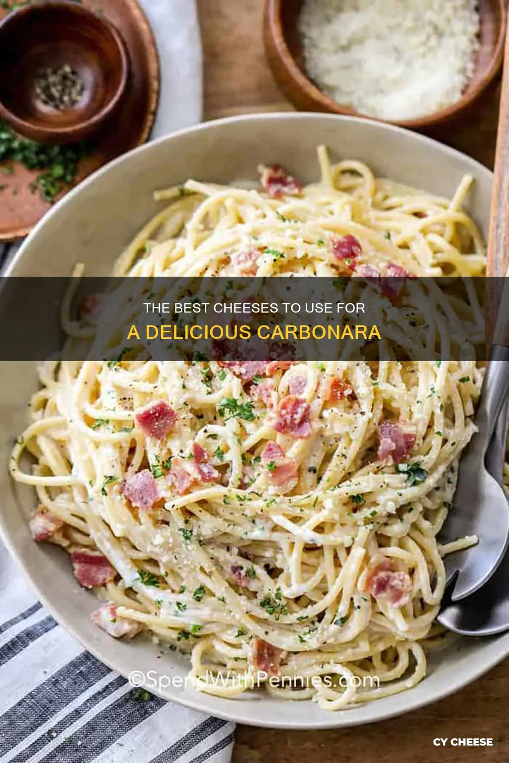 what kind of cheese for carbonara